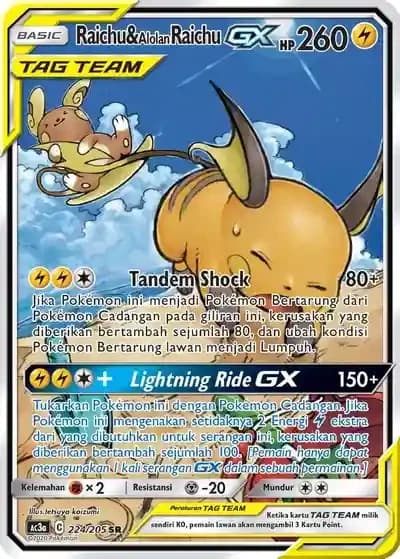 Raichu Alolan Raichu SR AA