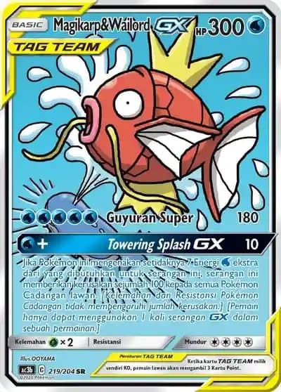 Magikarp Wailord GX SR AA