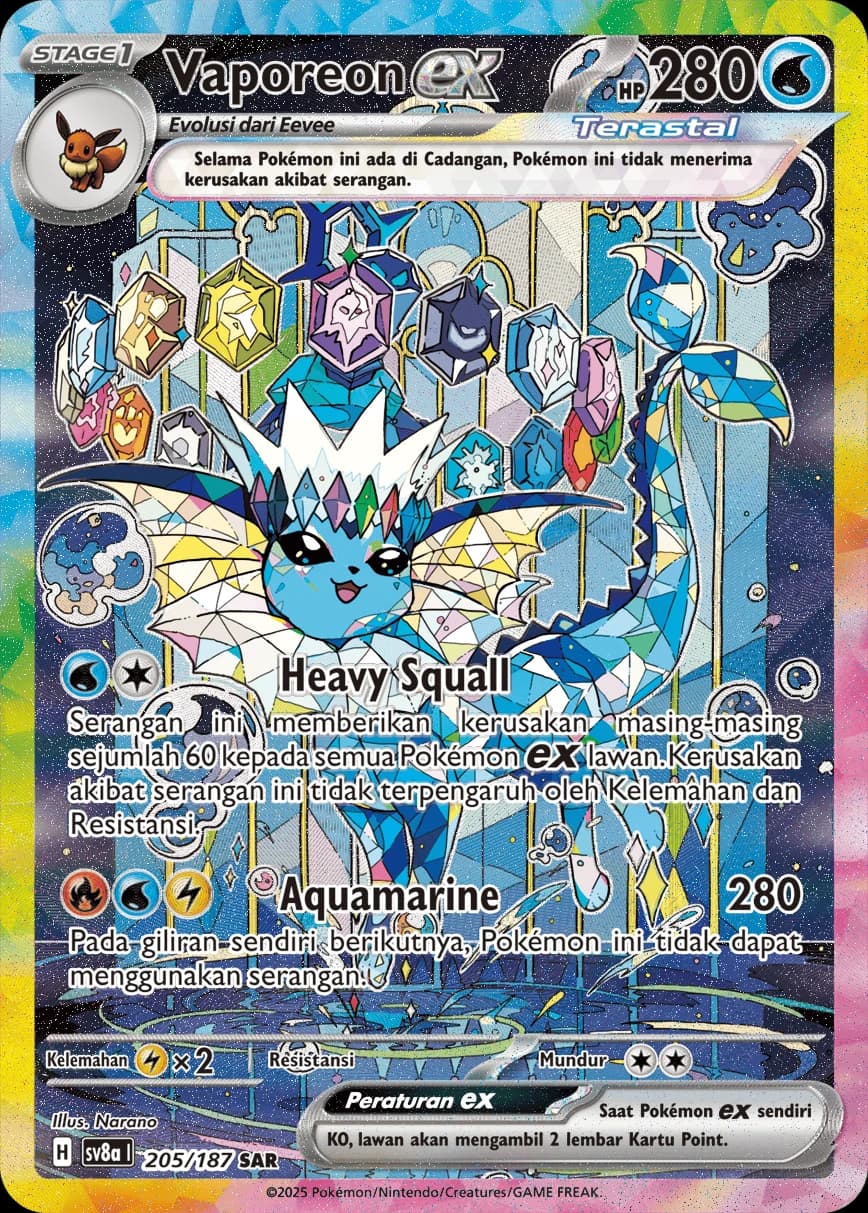 Vaporeon ex SAR
