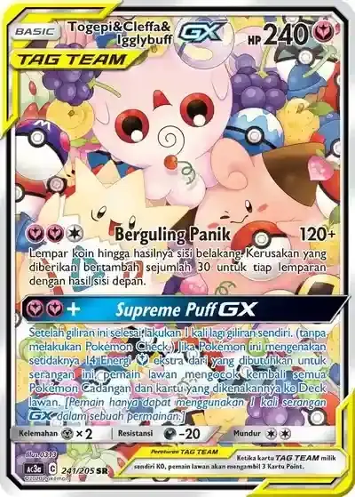 Togepi Cleffa Igglybuff GX SR AA