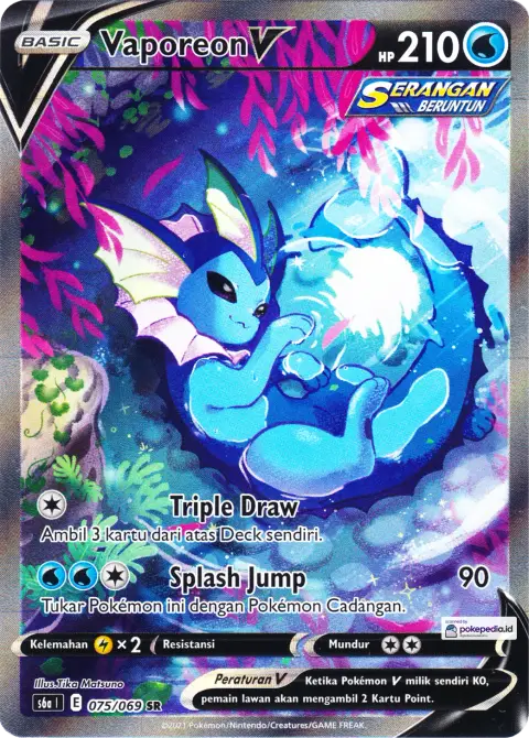 Vaporeon V SR AA